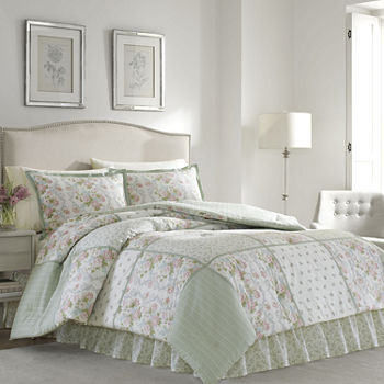 Laura Ashley Harper Floral Midweight Comforter