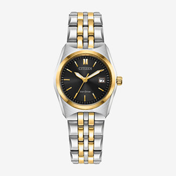 Citizen Corso Womens Two Tone Stainless Steel Bracelet Watch Ew2299-50e