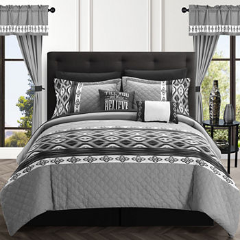Chic Home Saffor Midweight Comforter Set
