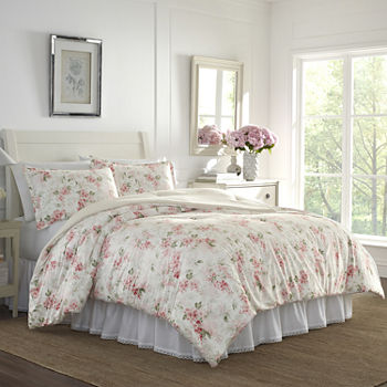 Laura Ashley Wisteria Floral Midweight Comforter