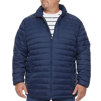 The Foundry Big & Tall Supply Co. Mens Water Resistant Lightweight Puffer Jacket