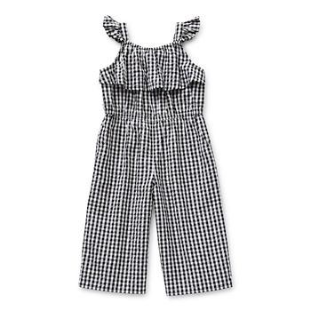 Thereabouts Toddler Girls Short Sleeve Jumpsuit