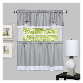 24 Inch Kitchen Curtain Sets Kitchen Curtains For Window Jcpenney
