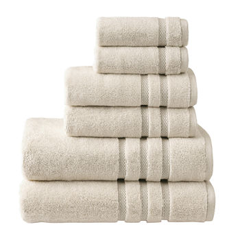 Welhome Charcoal Infused 6-pc. Quick Dry Bath Towel Set
