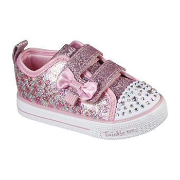 Skechers Twinkle Toes Shuffle Lite Sequins 'N Shine Toddler Girls Sneakers