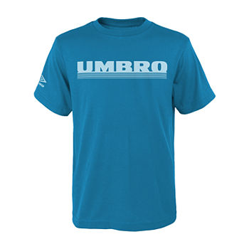 Umbro Big Boys Crew Neck Short Sleeve Graphic T-Shirt