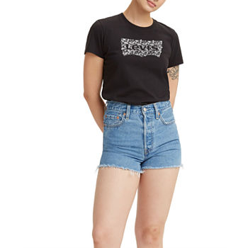 Levi's Perfect Womens Crew Neck Short Sleeve Graphic T-Shirt