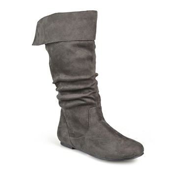 Journee Collection Womens Shelley Wide Calf Slouch Boots