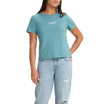 Levi's® Womens Jordy Crew Neck Short Sleeve T-Shirt