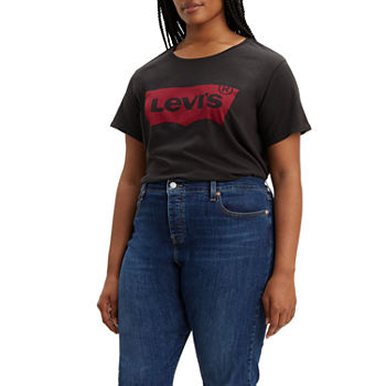 Levi's® Women's Plus Crew Neck Short Sleeve T-Shirt