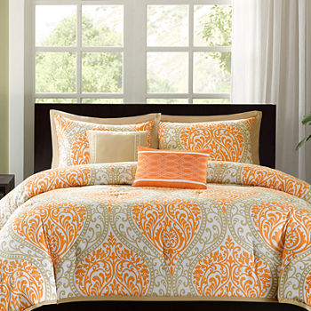 Intelligent Design Sabrina Damask Comforter Set
