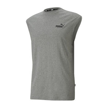 Puma Essential Sleeveless Mens Crew Neck Sleeveless Muscle T-Shirt