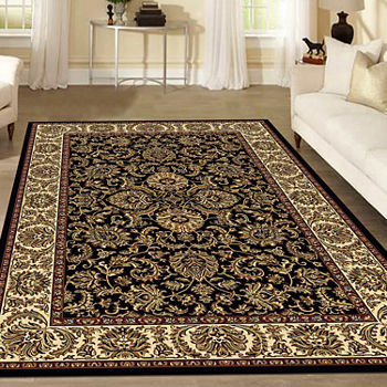 Noble Kashan Traditional Oriental Area Rug