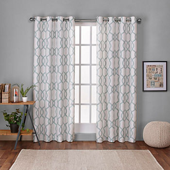 Exclusive Home Curtains Kochi Light-Filtering Grommet Top Set of 2 Curtain Panel