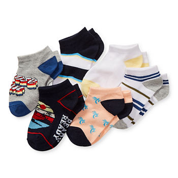 Thereabouts Little & Big Boys 6 Pair Low Cut Socks