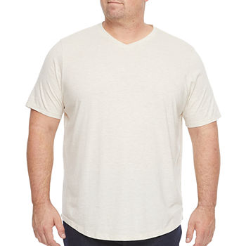 Mutual Weave Big and Tall Mens V Neck Short Sleeve T-Shirt