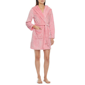 Juicy By Juicy Couture Womens Long Sleeve Short Length Robe