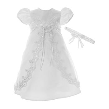 Keepsake Baby Girls 2-pc. Short Sleeve Cap Sleeve A-Line Dress