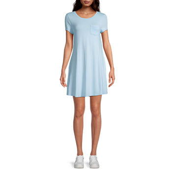 Arizona Short Sleeve T-Shirt Dress Juniors