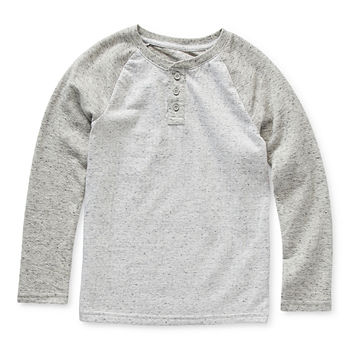 Thereabouts Little & Big Boys Long Sleeve Henley Shirt