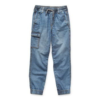 Thereabouts Little & Big Boys Jogger Adjustable Waist Regular Fit Jogger Jean