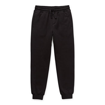 Thereabouts Little & Big Boys Sherpa Lined Joggers Cuffed Fleece Sweatpant