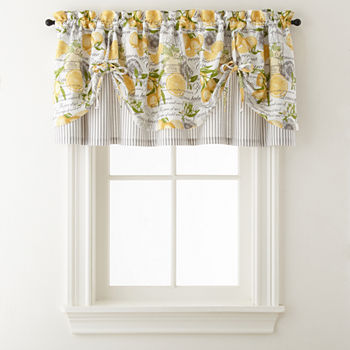 patchwork valance kitchen curtains
