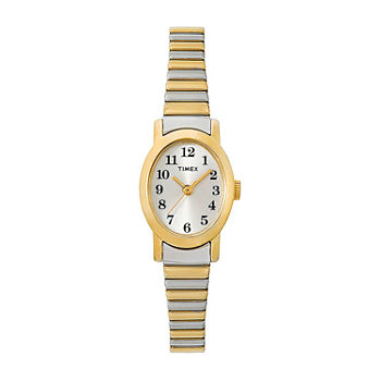 Timex® Womens Oval Expansion Strap Watch T2M570