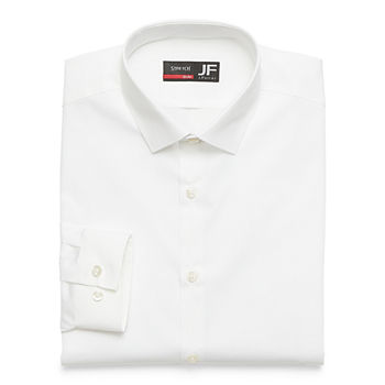 JF J.Ferrar Mens Long Sleeve Stretch Dress Shirt