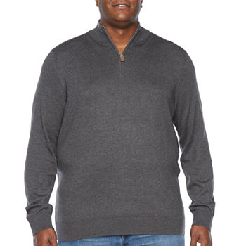 The Foundry Big & Tall Supply Co. Long Sleeve Knit Pullover Sweater