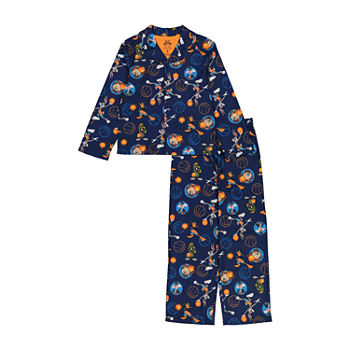 Space Jam Little & Big Boys 2-pc. Looney Tunes Pant Pajama Set