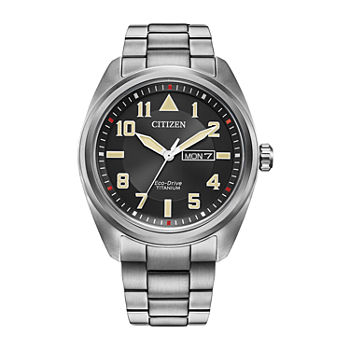 Citizen Garrison Mens Silver Tone Bracelet Watch Bm8560-53e