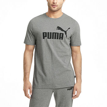 Puma Essentials Mens Crew Neck Short Sleeve Graphic T-Shirt