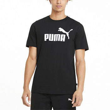 Puma Essentials Mens Crew Neck Short Sleeve Graphic T-Shirt
