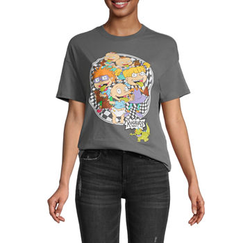 Rugrats Juniors Womens Boyfriend Graphic T-Shirt