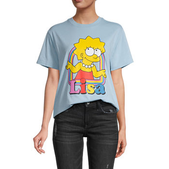 Lisa Simpson Juniors Womens Boyfriend Graphic T-Shirt