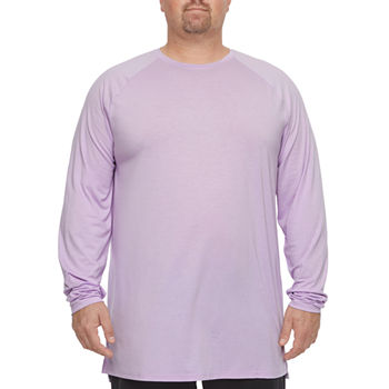 Xersion Big and Tall Mens Crew Neck Long Sleeve T-Shirt