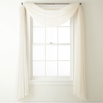 Home Expressions Lisette Sheer Scarf Valance