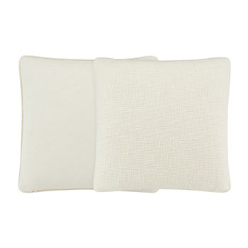 Waverly Textured Square Throw Pillow
