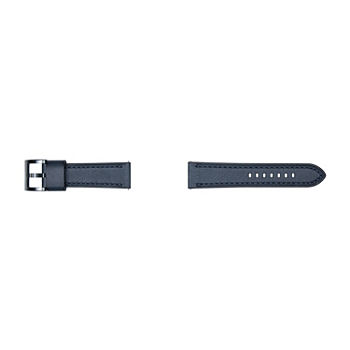 Samsung Galaxy 46mm Compatible Mens Blue Leather Watch Band Gp-R765breeaac
