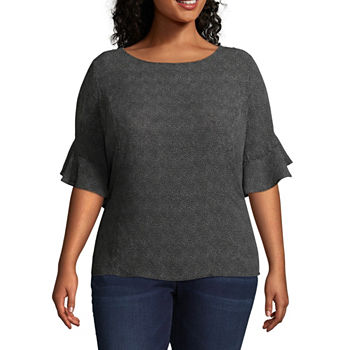 plus jcpenney tops