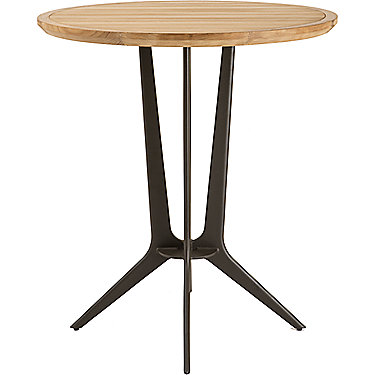 McGuire Furniture: Farallon Outdoor Teak Bistro Table: No. 379
