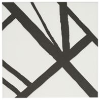 Maven Solstice I 8" x 8" field tile in Matte White with black dry line