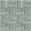 Ann Sacks Mosaic Crosshatch 11" x 11" pattern repeat in Ming Green & Chippolino