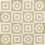 geometric mosaic with jerusalem gold and ivory cream in polished finish