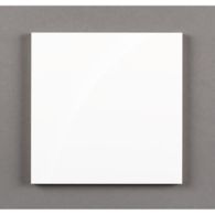 kanso 6" x 6" square field in winter white gloss