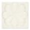 Trillium Square in White Shimmer matte