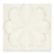 Trillium Square in White Shimmer matte