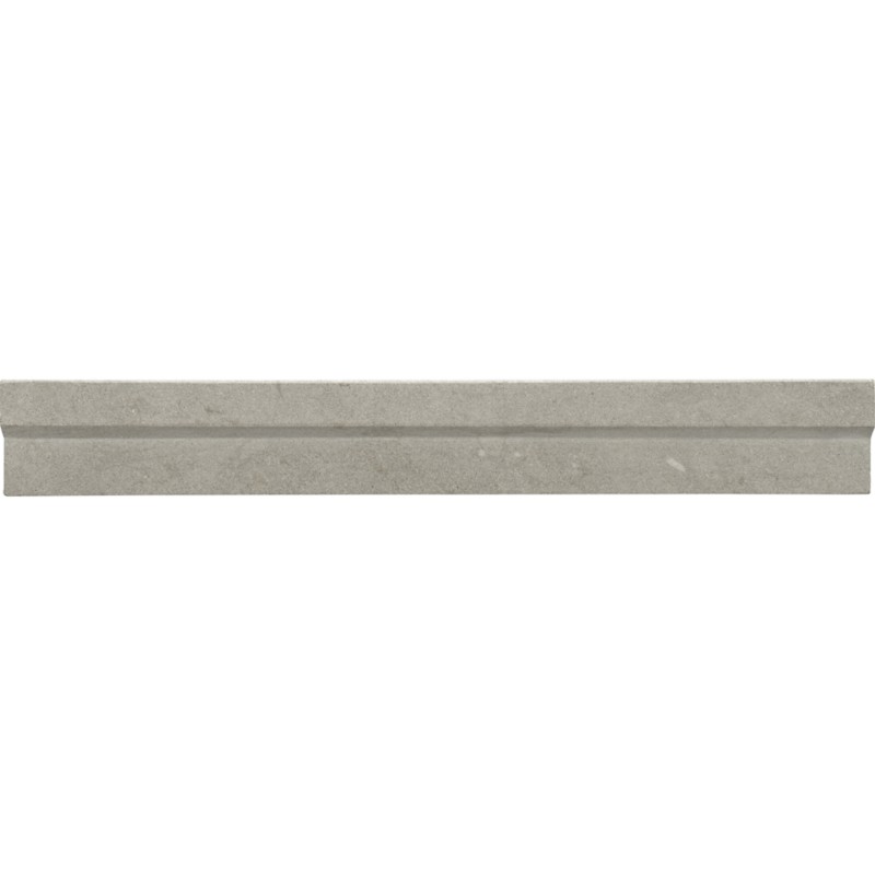 1-3/16" x 12" contemporary chair rail molding in honed finish