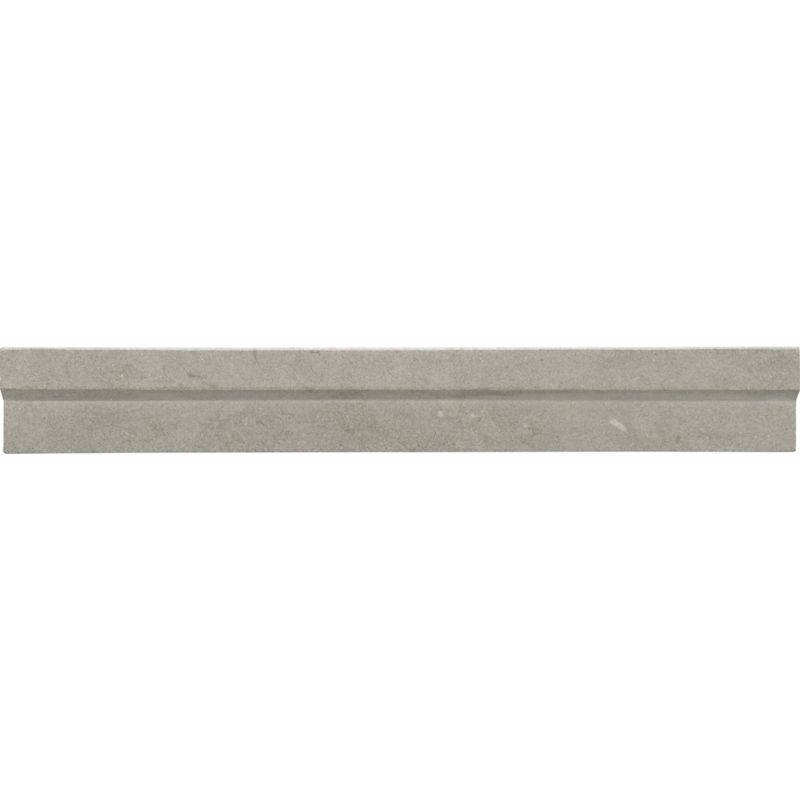 1-3/16" x 12" contemporary chair rail molding in honed finish